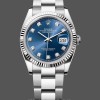Replica Rolex Datejust 36mm unisex-126234-Blauwe index wijzerplaat-roestvrij staal