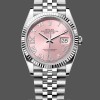 Replica Rolex Datejust 36mm Unisex-126234 Geribbelde ring-Roze Romeinse wijzerplaat Roze