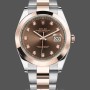 Replica Heren Rolex Datejust 126301-41mm, Chocoladebruin