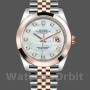 Replica Rolex Datejust 41mm Heren-126301-Wit MOP Met Diamanten Wijzerplaat MOP
