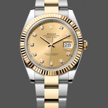 Replica Rolex Day Date 36-m128396TBR 0024 voor heren, 36mm, Helderblauwe Met Diamant bezette Wijzerplaat, Met Diamant bezette Ring, Blauw