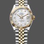Replica Heren Rolex Datejust 41-126333, Gouden geribbeld motief, Champagne wijzerplaat Champagne wijzerplaat