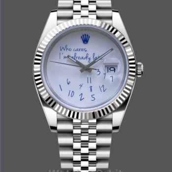 Replica Rolex Day Date 36-m128238 0118 voor heren, geribbelde lunette, groene ombre wijzerplaat, President-band, groene ombre wijzerplaat