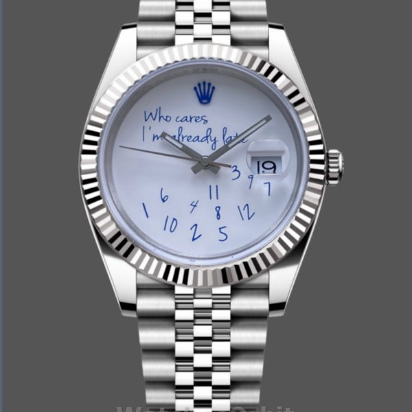 Replica Rolex Day Date 36-m128238 0118 voor heren, geribbelde lunette, groene ombre wijzerplaat, President-band, groene ombre wijzerplaat