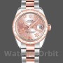 Replica Rolex Datejust 31mm voor dames-178341-roze gebloemde wijzerplaat-roze goud