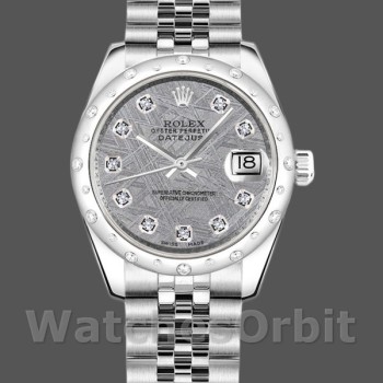 Replica Rolex Datejust 31mm voor dames-178344-Meteorietgrijze wijzerplaat Meteorietgrijs