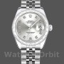 Replica Rolex Datejust 31mm voor dames-178344-Zilver Diamond Dial-Roestvrij Staal Zilver<br />