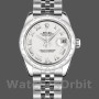 Replica Rolex Datejust 31mm voor dames-178344-Witte Romeinse cijfers Wijzerplaat-Roestvrij Staal Wit