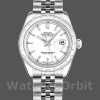 Replica Rolex Datejust 31mm voor dames-178344-Witte wijzerplaat-Roestvrij staal Wit