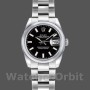 Replica Rolex Datejust 26mm Dames-179160-Zwarte Index Dial-Domed Bezel Zwart