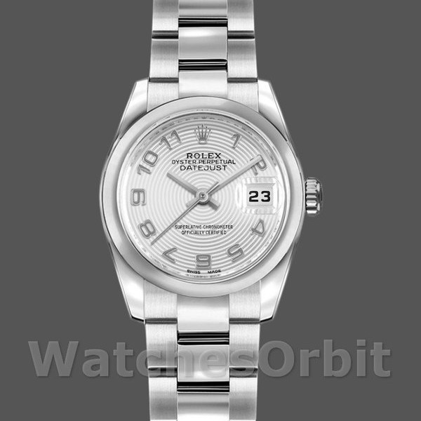 Replica Rolex Datejust 26mm Dames-179160-Zilver Concentrische Cirkel Wijzerplaat Zilver<br />