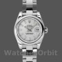 Replica Rolex Datejust 26mm Dames-179160-Zilver Index Dial-Domed Bezel Zilver