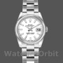 Replica Rolex Datejust 26mm voor dames-179160-Witte index wijzerplaat-Domed Bezel Wit