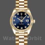 Replica Dames Rolex Datejust-179178, 26mm, Geelgoud, Blauwe Diamanten Wijzerplaat, Lady Blue