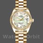 Replica Dames Rolex Datejust-179178, 26mm, Geelgoud, Parelmoer Diamanten Wijzerplaat, Lady MOP