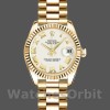 Replica Dames Rolex Datejust-179178, 26mm, Geelgoud, Romeinse wijzerplaat, Lady White