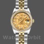Replica Dames Rolex Datejust-179383, 26mm, Kristal Goud Stof Champagne Wijzerplaat, Lady Champagne