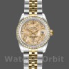 Replica Dames Rolex Datejust-179383, 26mm, Jubileum Kristal Grijs & Champagne Wijzerplaat, Lady Champagne