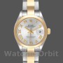 Replica Dames Rolex Datejust-279163, 28mm, Zilveren Romeinse Wijzerplaat, Domed Bezel, Dame Zilver