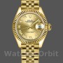Replica Dames Rolex Datejust-279178, 28mm, Geelgoud, Champagne Romeinse wijzerplaat, Lady Champagne