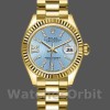 Replica Dames Rolex Datejust 279178-28mm, Cornflower Blue Dial, Fluted Bezel, Lady Cornflower Blue