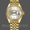 Replica Dames Rolex Datejust-279178, 28mm, Zilveren wijzerplaat, Diamant, Geelgoud, Lady Silver