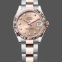 Replica Dames Rolex Datejust 31-278271 0023, Rose Diamond Dial, Roségoud wijzerplaat
