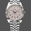 Replica Heren Rolex Datejust Midden-Oosten Digital Pink Dial Fluted Bezel M126234 Pink Dial