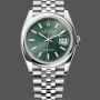 Replica Rolex Datejust 36-M126200-0023 voor dames, roestvrij staal, groene wijzerplaat, jubileum, groene wijzerplaat
