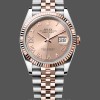 Replica Dames Rolex Datejust 36-m126231 0027, Staal & Everose Goud, Rose Diamond Pave Romeinse Wijzerplaat, Rose Gouden Wijzerplaat