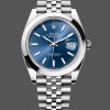 Replica Rolex Datejust 41-126300 0002, roestvrij staal, blauwe wijzerplaat, jubileum armband blauwe wijzerplaat
