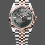 Replica Heren Rolex Datejust 41-M126333 0001, Oystersteel, Zilveren wijzerplaat