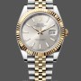 Replica Unisex's Rolex Explorer 36-M124273 0001, zwarte wijzerplaat, geel goud