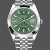 Replica Heren Rolex Datejust 41 Mint Green Dial Roestvrij Staal 126300 Heren Green Dial