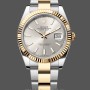 Replica Heren Rolex Datejust 41-126333, Gouden geribbeld motief, Champagne wijzerplaat Champagne wijzerplaat