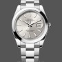 Replica Heren Rolex Datejust 41-126300 0003, Zilveren wijzerplaat, Zilveren wijzerplaat voor heren