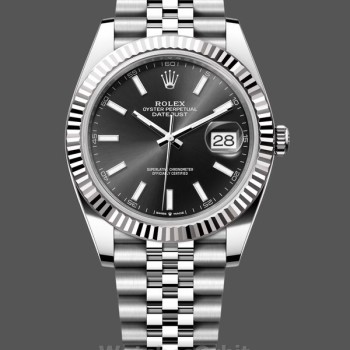 Replica Heren Rolex Datejust 41-126333 0017, Staal & Geelgoud, Witte MOP Diamanten Wijzerplaat, Oyster MOP