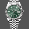 Replica Heren Rolex Datejust 41mm Roestvrij Staal Mint Groene Wijzerplaat - 126334 0030 Groene Wijzerplaat