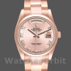 Replica Rolex Day-Date 36mm unisex-118205-Rose Gold-Pink Dial Roze