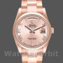 Replica Rolex Day-Date 36mm unisex-118205-Rose Gold-Pink Dial Roze
