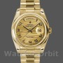 Replica Rolex Day-Date 36mm voor heren-118208-Arabisch cijfer Golf-Champagne Wijzerplaat Champagne