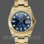 Replica Rolex Day-Date 36mm Unisex-118208-Blue Diamond Dial Blauw