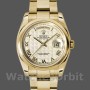 Replica Rolex Day-Date 36mm Unisex-118208-Roman Numeral Pyramid-Ivory Dial Ivoor