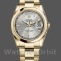 Replica Rolex Day-Date 36mm Unisex-118208-Zilveren wijzerplaat-Goud Zilver