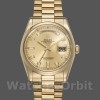 Replica Rolex Day-Date 36mm voor heren-118208 Geelgoud-Kampioen Diamanten Wijzerplaat