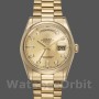 Replica Rolex Day-Date 36mm voor heren-118208 Geelgoud-Kampioen Diamanten Wijzerplaat