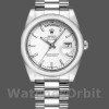 Replica Rolex Day-Date 36mm Unisex-118209-Oyster Armband-Witte Wijzerplaat Wit<br />