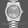 Replica Rolex Day-Date 36mm Unisex-118209-Zilveren wijzerplaat-Witgoud Zilver