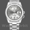 Replica Rolex Day-Date 36mm Unisex-118209-Zilver Diamond Dial-Automatic Zilver