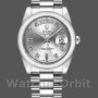 Replica Rolex Day-Date 36mm Unisex-118209-Witgoud-Zilver Diamanten Wijzerplaat-Automatisch Zilver